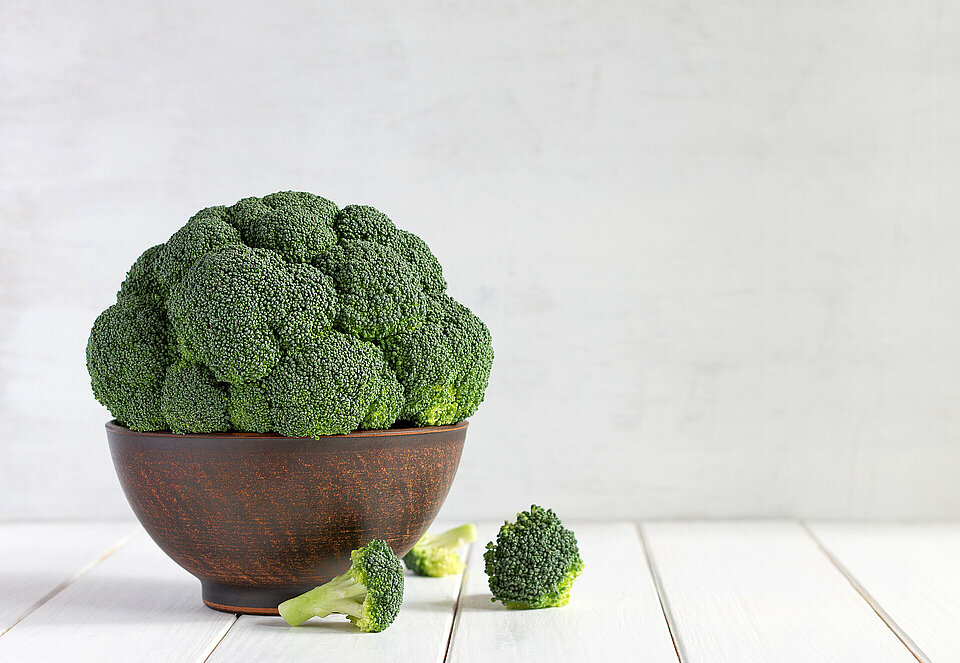 broccoli in een schaaltje