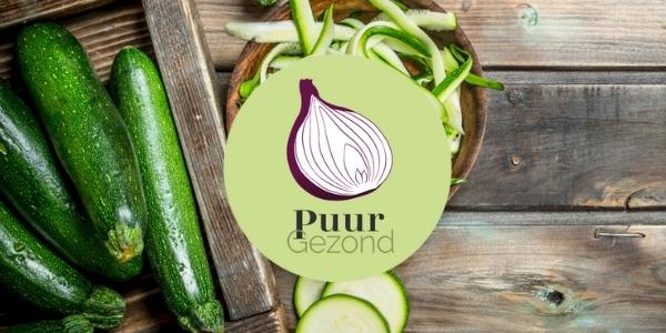 banner nieuwsbrief met courgettes