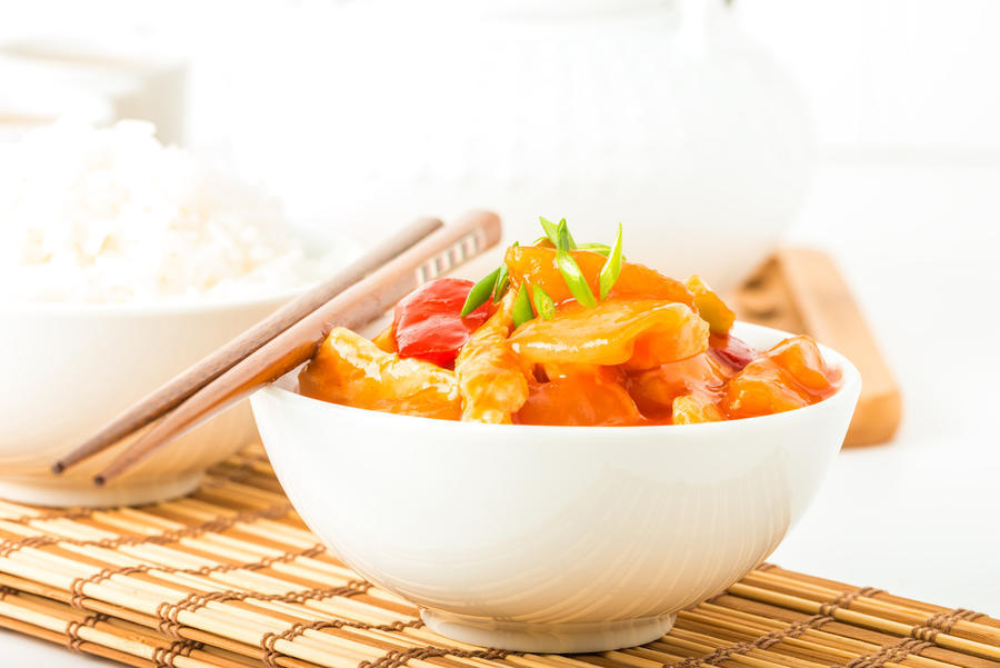 Homemade chicken Sweet and Sour