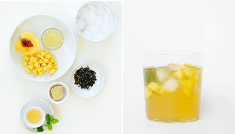 Hoe maak je perzik icetea? 