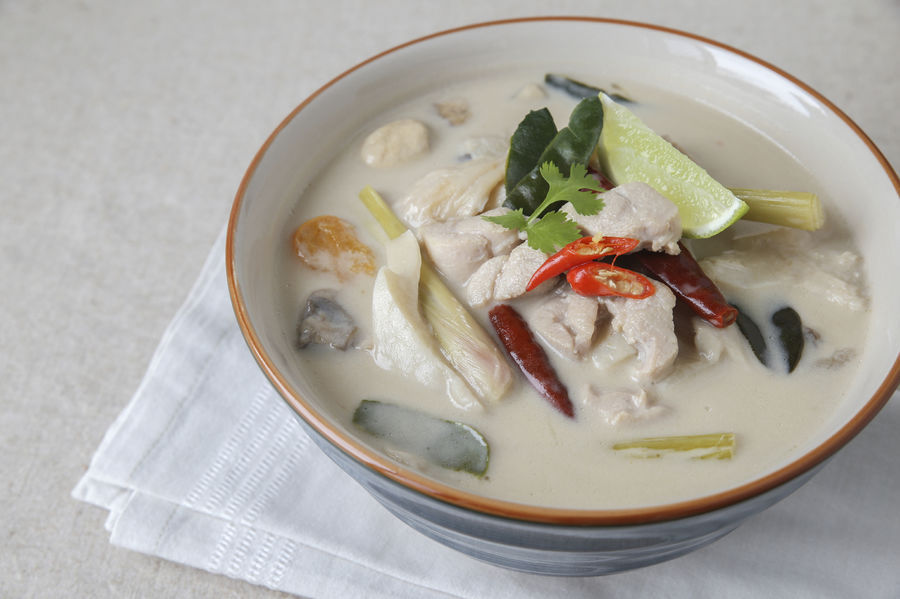 Thaise kippensoep Tom ka Gai