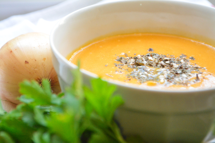 homemade zoete aardappelsoep