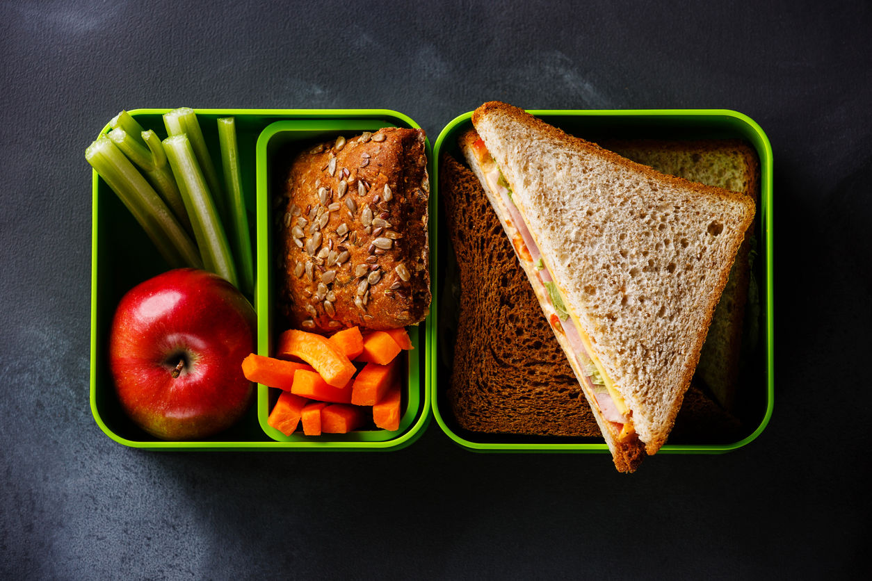 De gezonde lunchtrommel