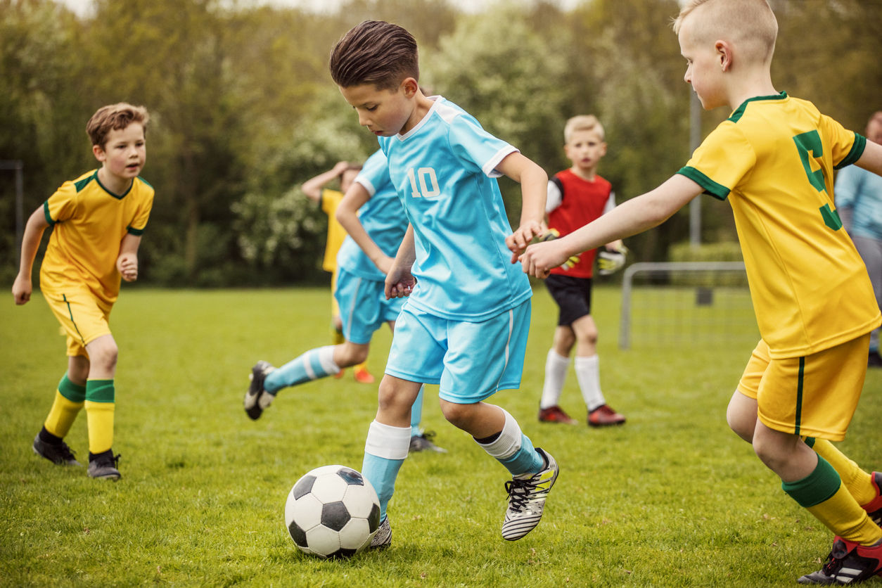 Sportend kind