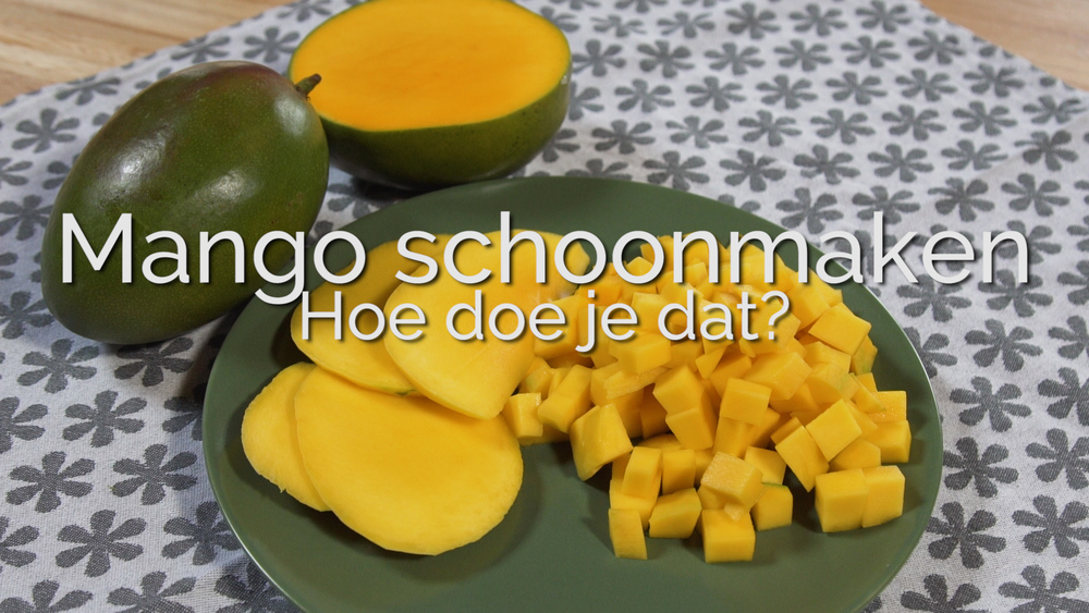 Hoe Maak Ik Een Mango Schoon