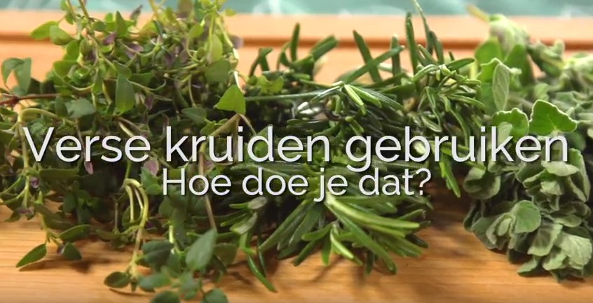 Verse kruiden gebruiken