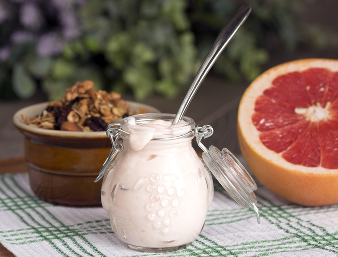 Grapefruit met havermout Grapefruit met havermout