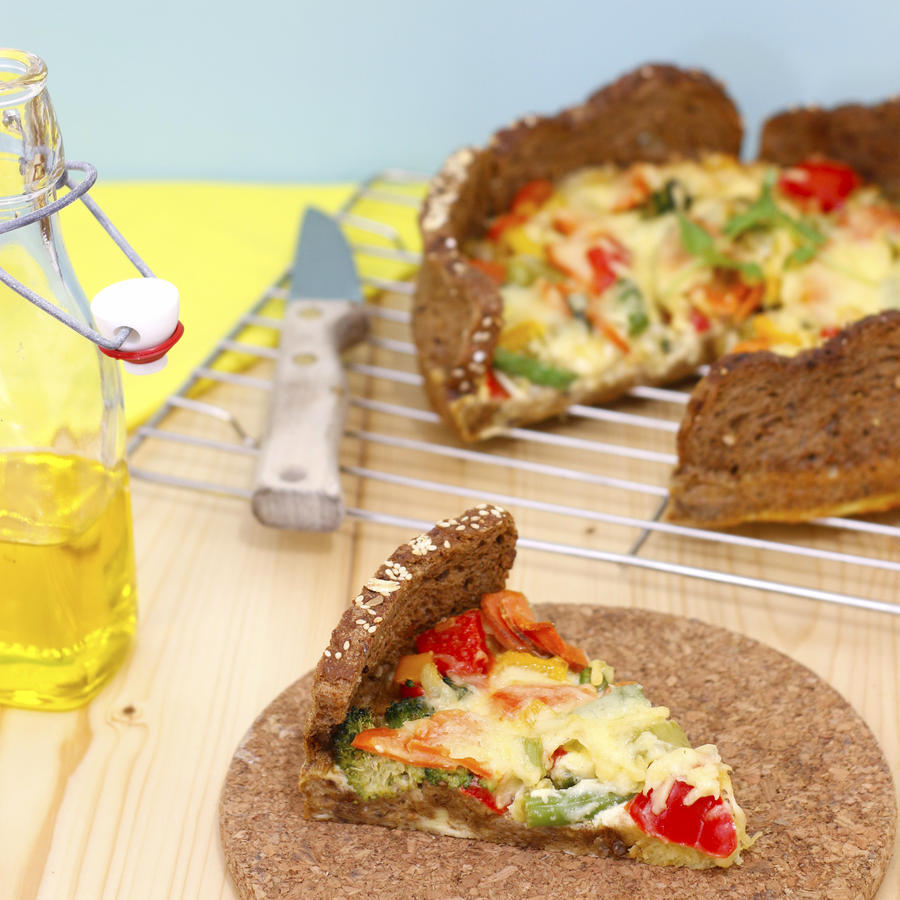 Oud brood quiche 
