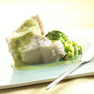 Visfilet met courgette en vanille