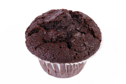 Pure chocolade muffin