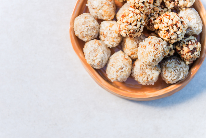 Carrot cake-kokos balletjes