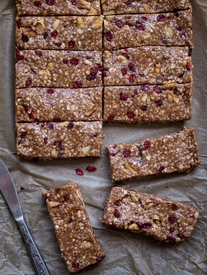 gezonde snack: homemade mueslireep