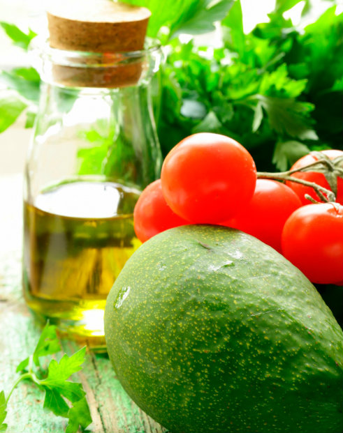 Pittige avocadosalade
