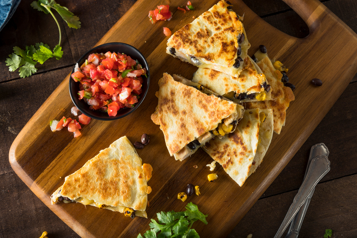 wraps met spinazie