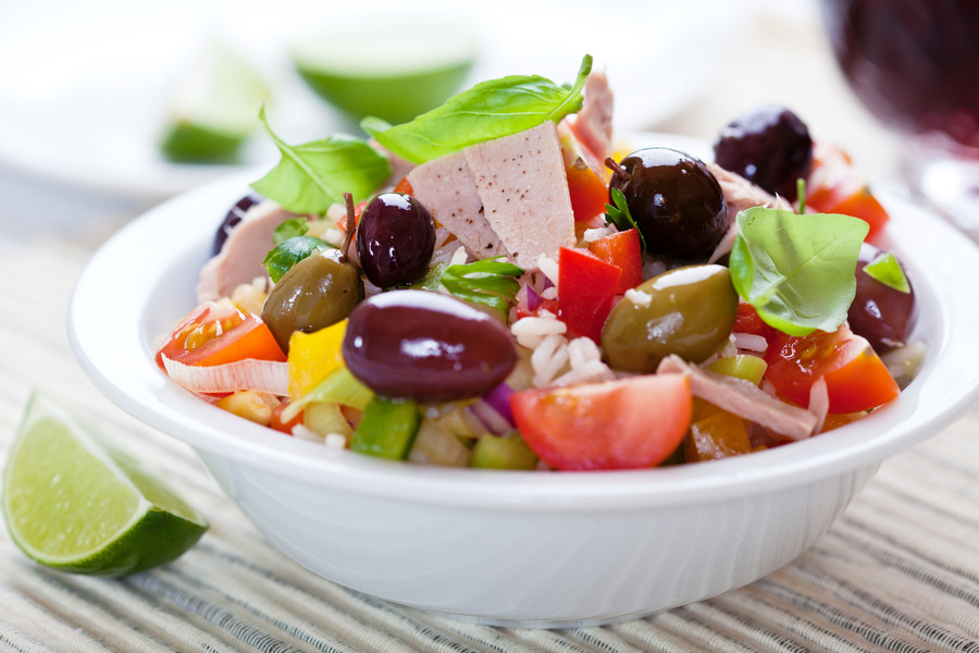 Salade van restjes