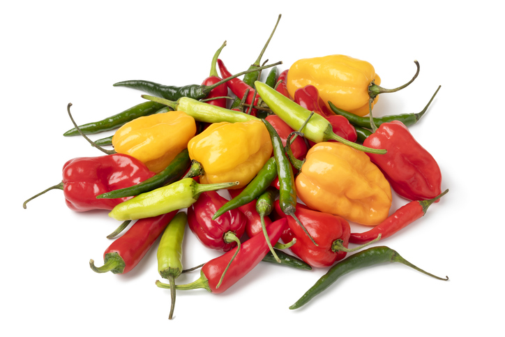 diverse soorten pepers