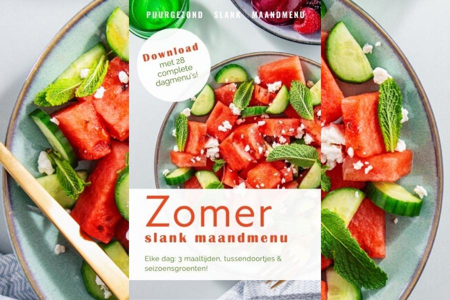 cover PuurGezond slank zomermenu