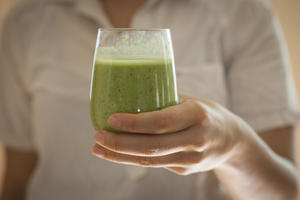 Green en sweet kale smoothie