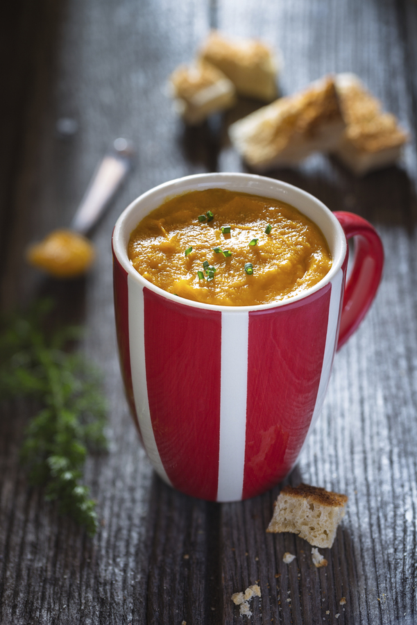 Kop soep als slanke snack