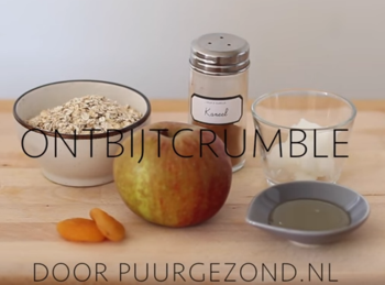 hoe maak je ontbijtcrumble video