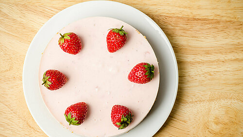 recept aardbeienkwarktaart