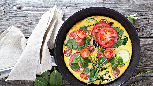 homemade boerenomelet