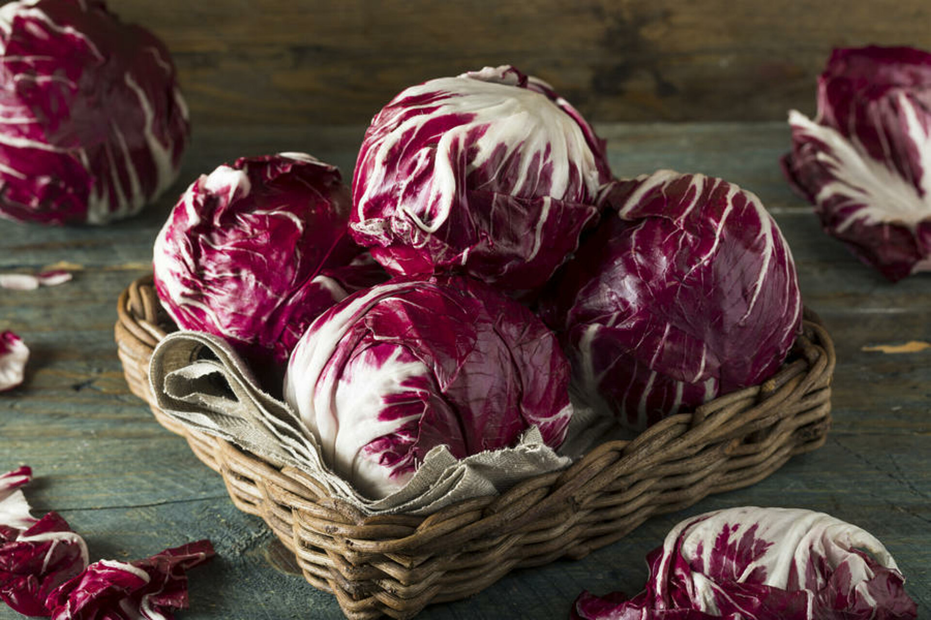 Radicchio, roodlof of rode sla Radicchio, roodlof of rode sla