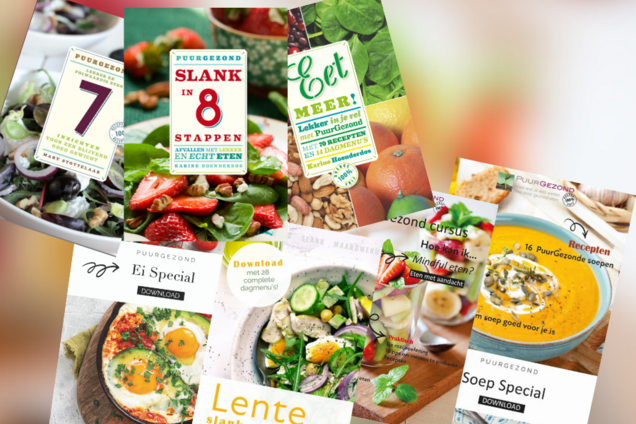 Koop PuurGezond boeken, menu's en specials in de webwinkel