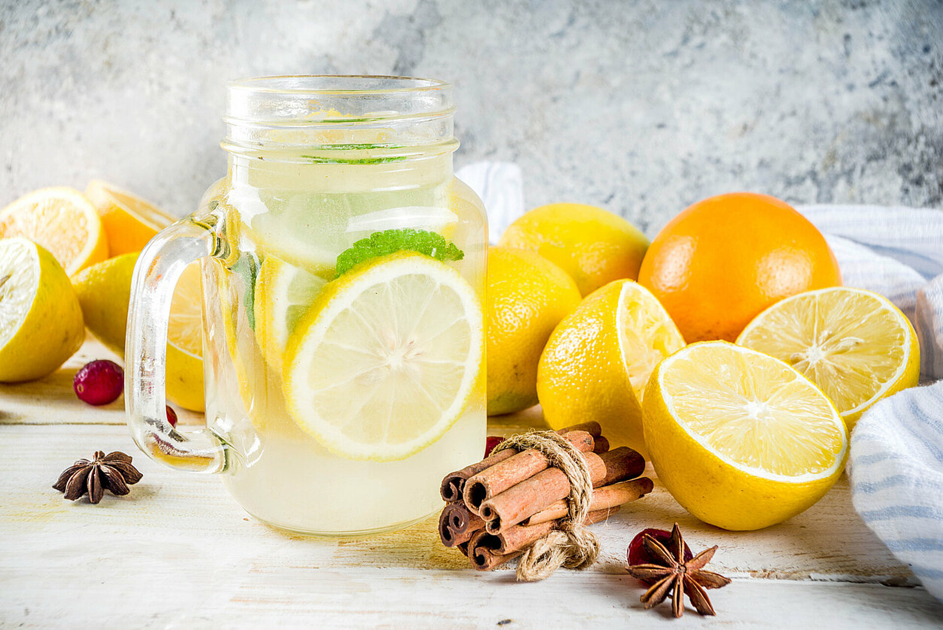 Verfrissend water voor in de winter