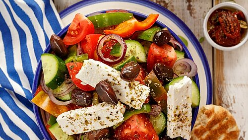 hoe maak je Griekse salade