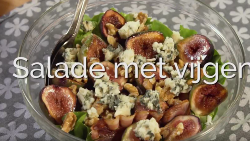 Salade met vijgen