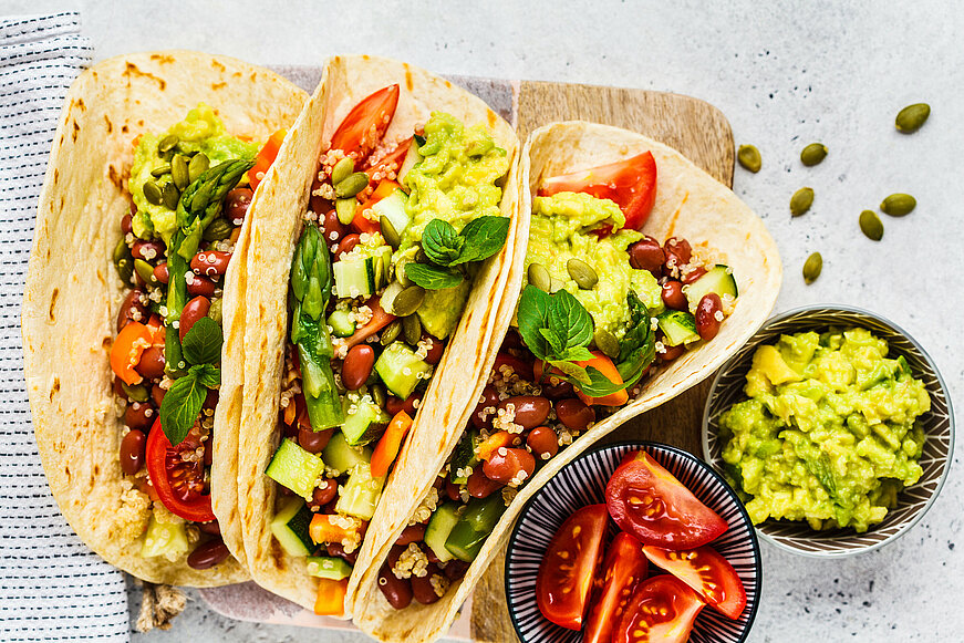 PuurGezond Mexicaans eten gezonde gevulde tortilla's