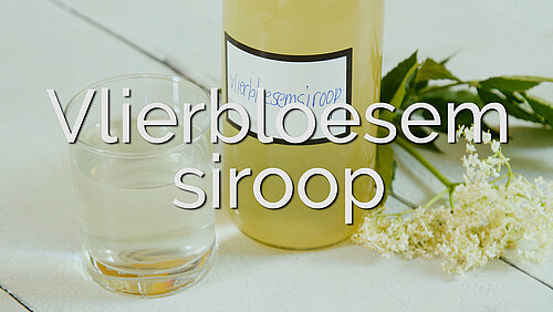 Vlierbloesemsiroop