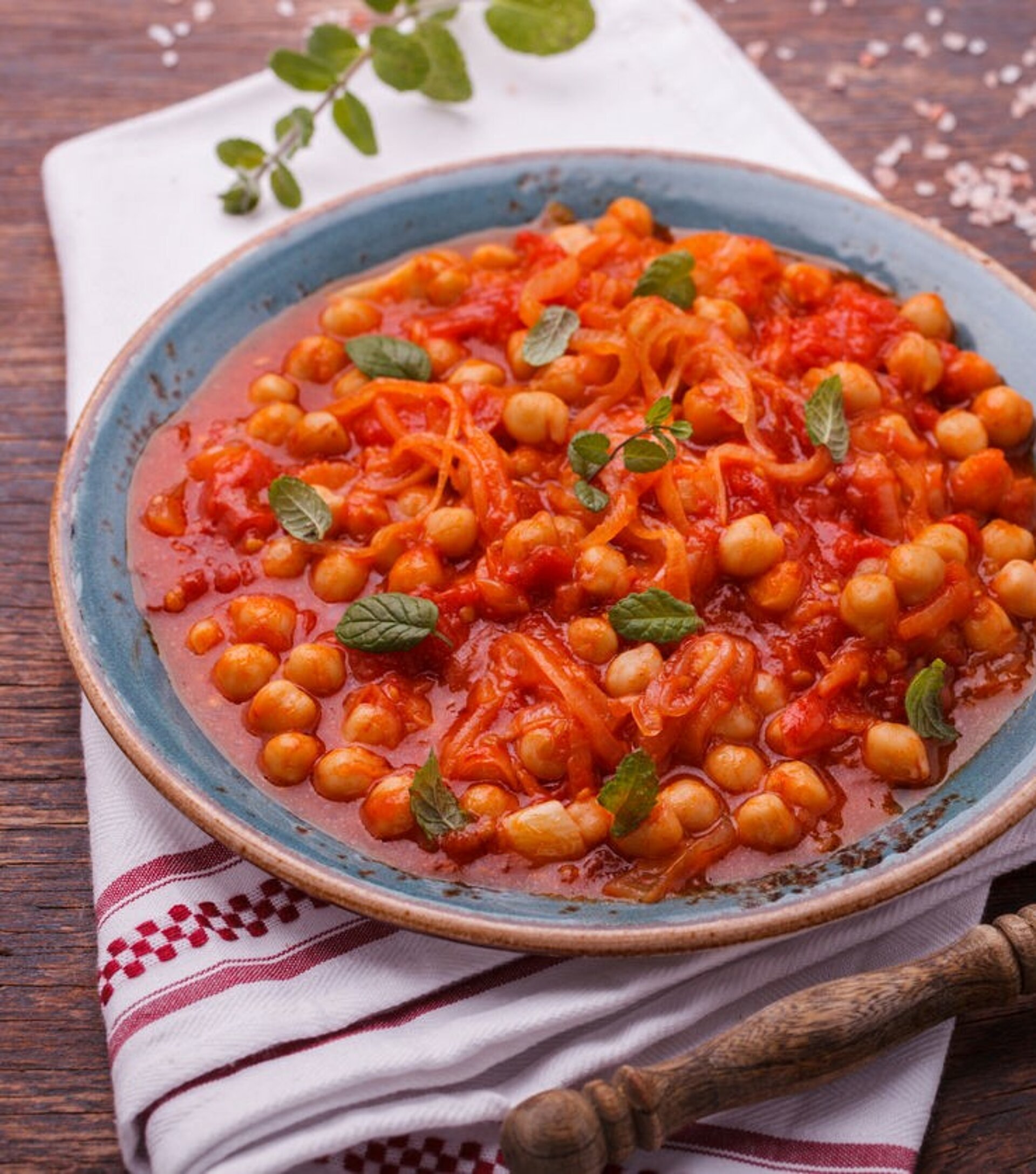 Kikkererwten en zoete aardappel
