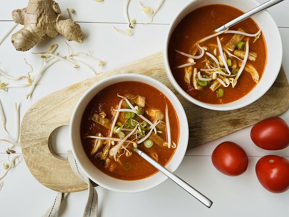 Chinese tomatensoep