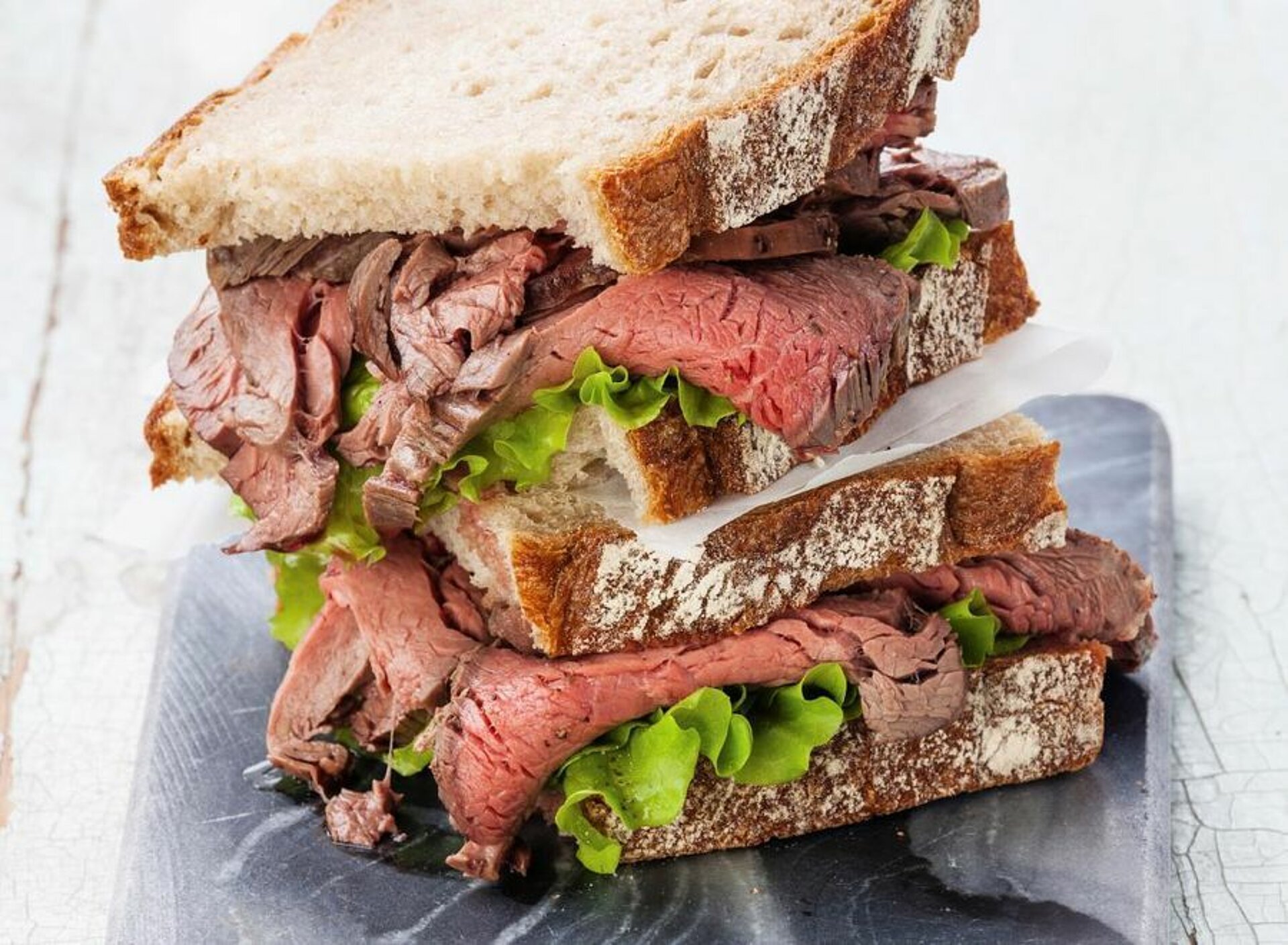 Carpaccio sandwich
