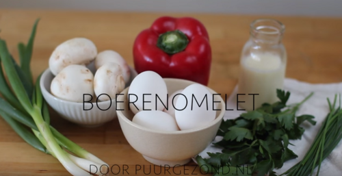 hoe maak je Boerenomelet video