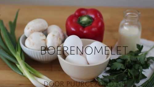 hoe maak je Boerenomelet video