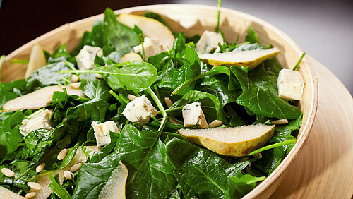 Salade met Hollandse Blauwaderkaas Salade met Hollandse Blauwaderkaas