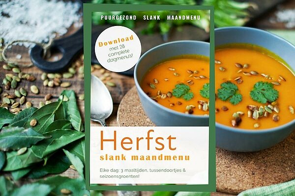 cover van het herfstmenu