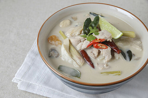 Thaise kippensoep Tom ka gai Thaise kippensoep Tom ka Gai