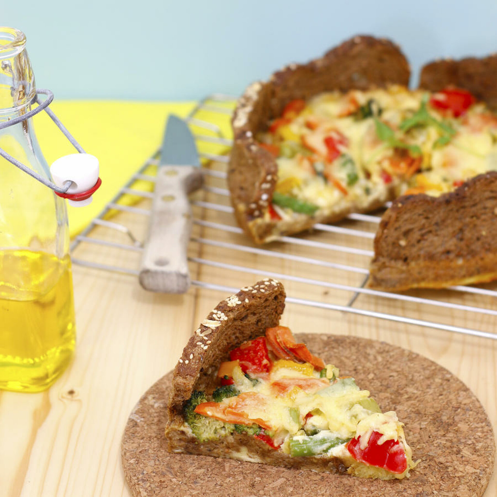 Oud brood quiche 