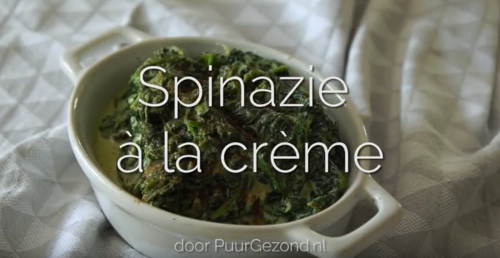 Spinazie a la creme Spinazie a la creme