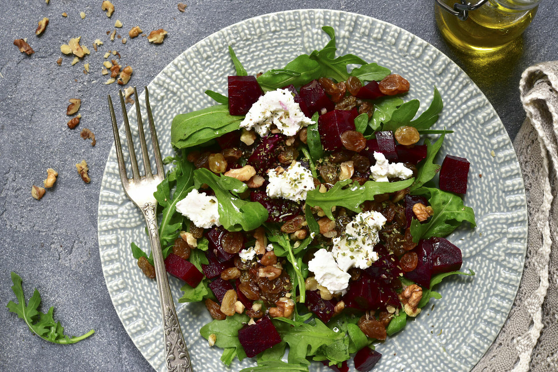 Rucola-bietjes salade
