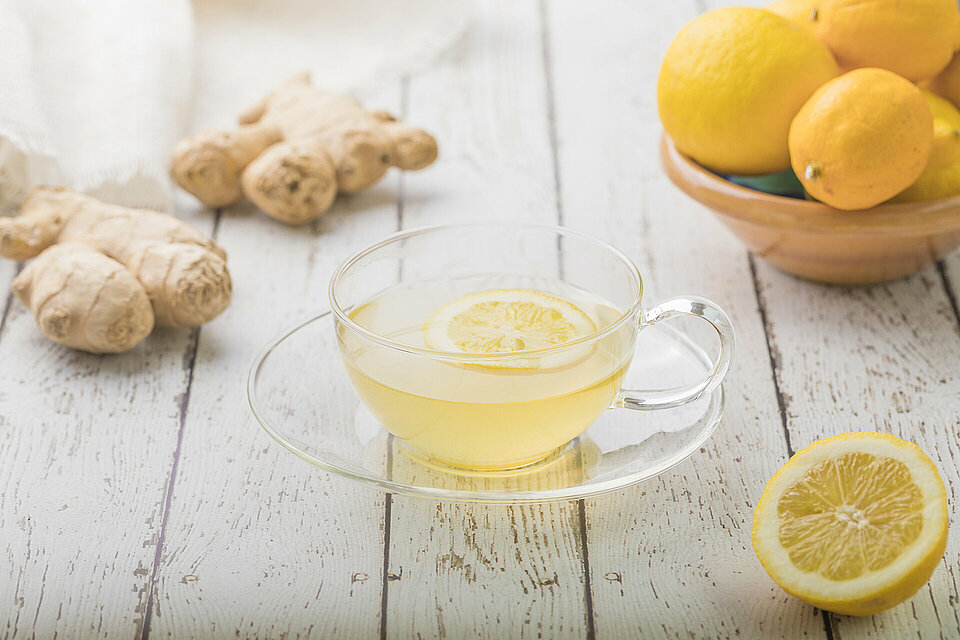 Gemberthee met citrus