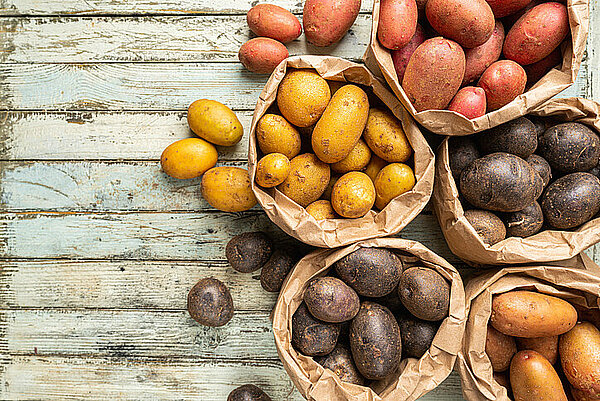 diverse soorten aardappelen