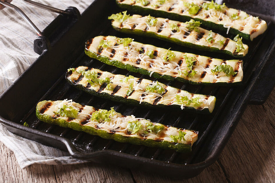 Gegrilde courgette