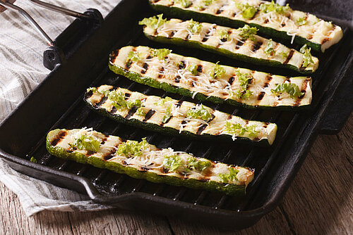 Gegrilde courgette