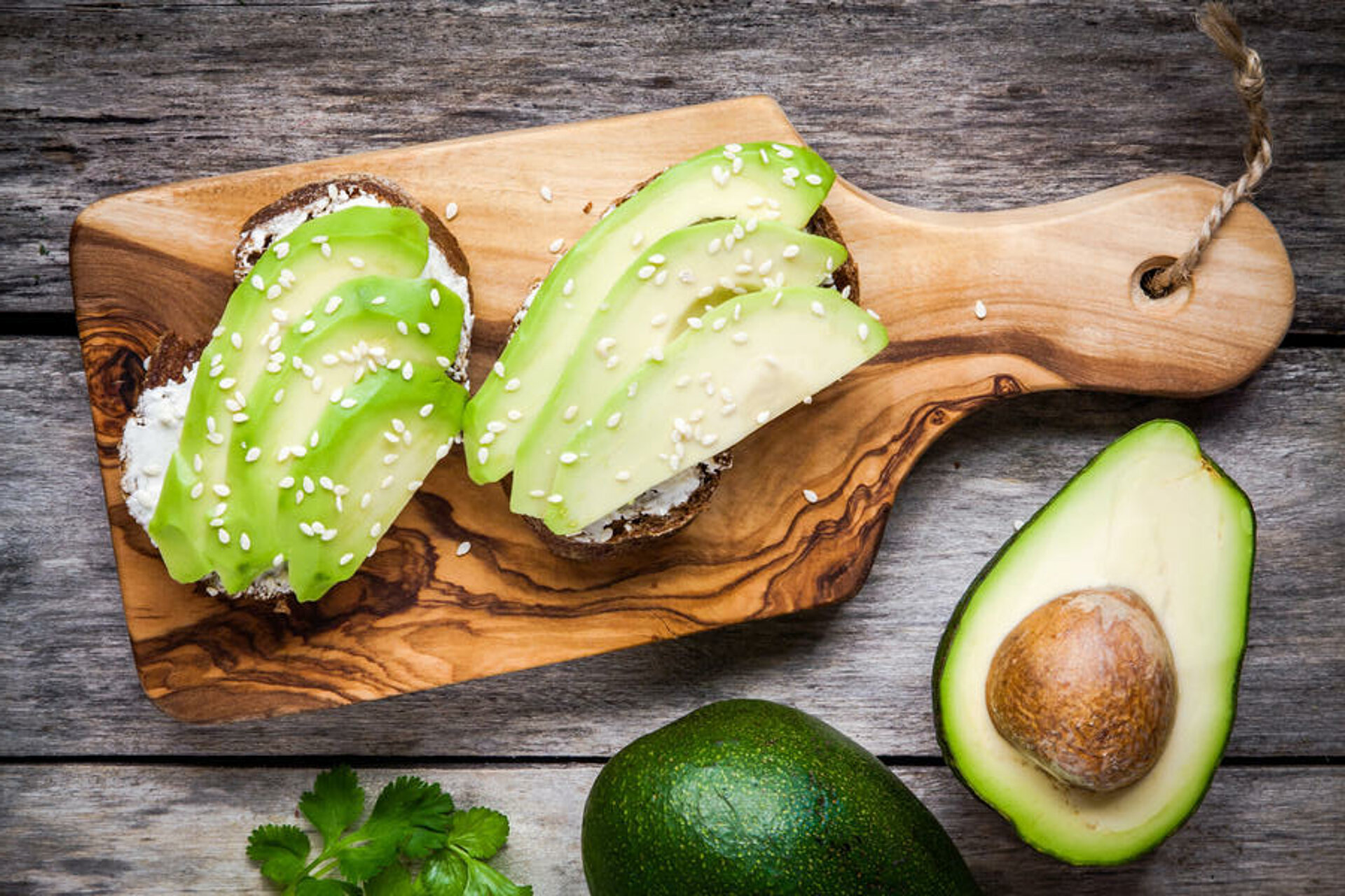 Kruidentoast met avocado