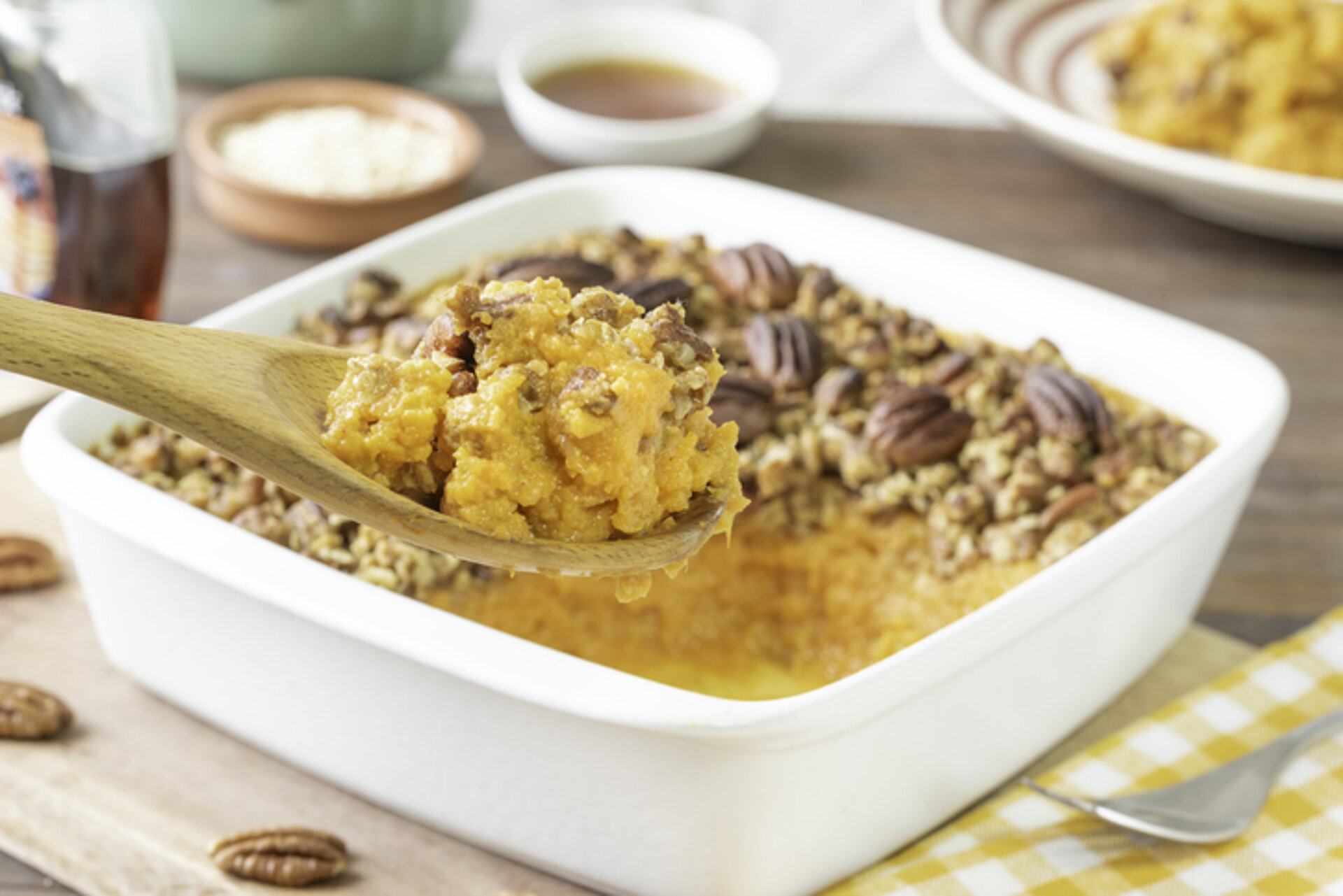Pompoen-pecan crumble Pompoen-pecancrumble